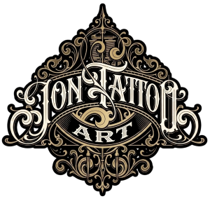 Jon tattoo art logo